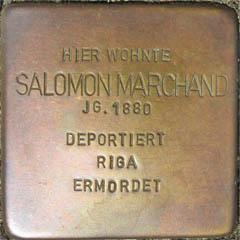 Stolperstein Salomon Marchand