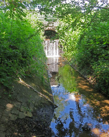 Überreste der Wassermühle am Mühlenbach Wassermühle Brünen