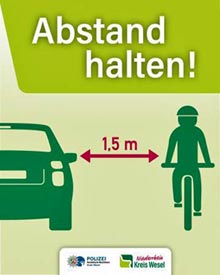 Abstand halten