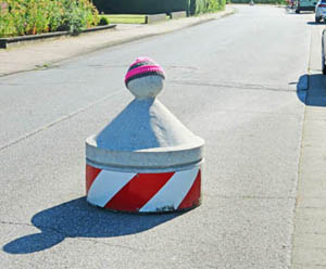 Straßenpoller im Minkelschen Feld