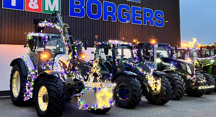 Bunte Treckerfahrt in Hamminkeln Bunte Treckerfahrt in Hamminkeln