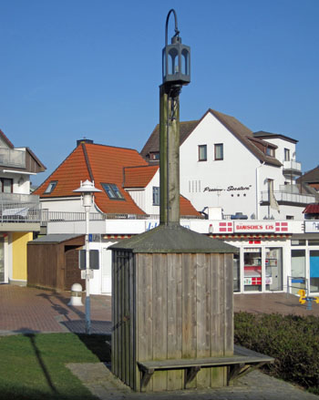 Erster Leuchtturm in Büsum