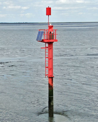 Leuchtbake Husumer Au Nord Husumer Au Nord