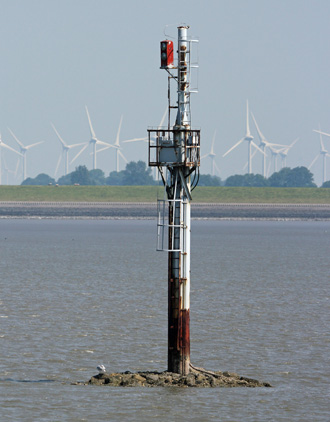 Oberfeuer Norddeich Einfahrt