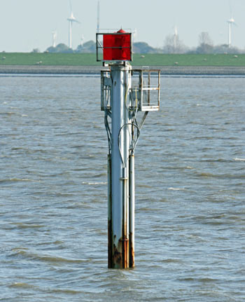 Altes Unterfeuer Norddeich Einfahrt