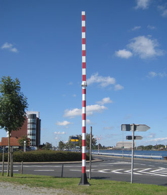 Wilhelmshaven - Großer Hafen Entmagnetisierungsanlage Wilhelmshaven Tagmarke