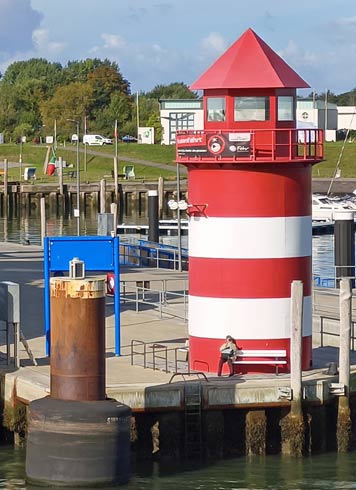 Falscher Leuchtturm in Wyk auf Föhr Leuchtturm Wyk