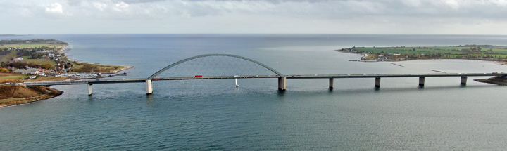 Fehmarnsundbrücke von West Fehmarnsundbrücke