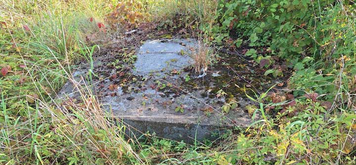 Fundament vom alten Unterfeuer Kirchdorf Fundament vom Unterfeuer Kirchdorf