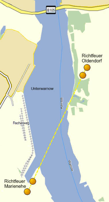 Richtfeuer Marienehe/Oldendorf Richtfeuer Marienehe/Oldendorf
