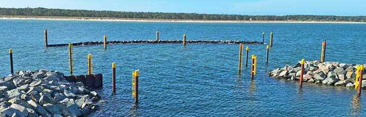 Hafeneinfahrt Inselhafen Prerow