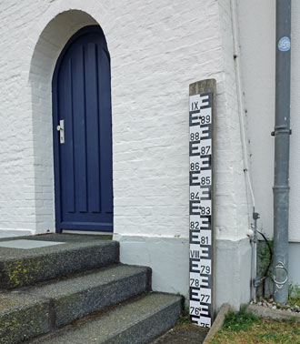 Lattenpegel Timmendorf