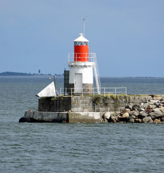 Leuchtturm Gävle Nord-Zufahrt Südseite H4 Gävle Norra Inlopp H4