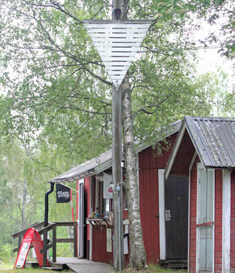 Oberfeuer am Fährkopf von Norrbyskär Oberfeuer Norrbyskär