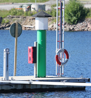 rnsköldsvik Hafeneinfahrt