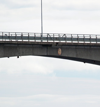 Leuchtfeuer Seskarö-Brücke
