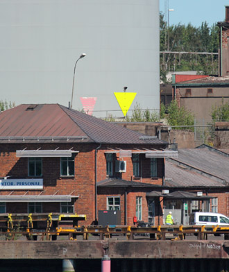 Oberfeuer Oxelsund Hafen