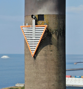 Oberfeuer Helsingborg Bulkhamn, 349,1 Oberfeuer Helsingborg Bulkhamn