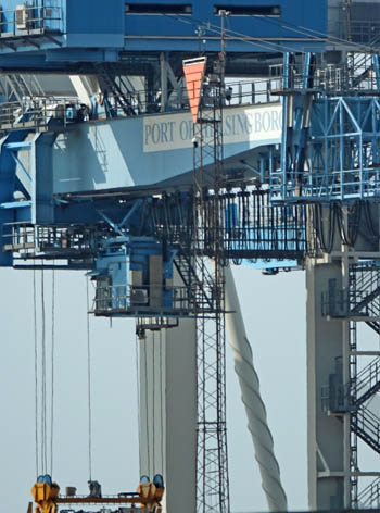 Oberfeuer Helsingborg Westhafen Helsingborg Westhafen