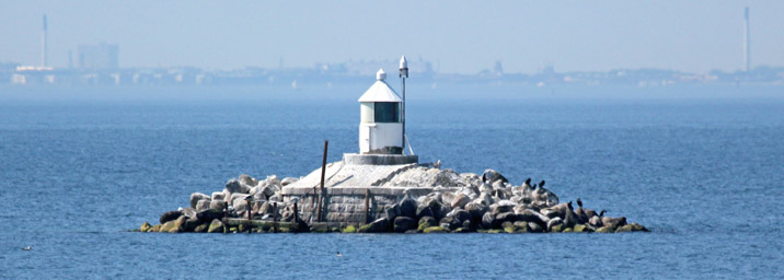 Leuchtturm Landskrona Gräsrännan Sektorenfeuer Gräsrännan