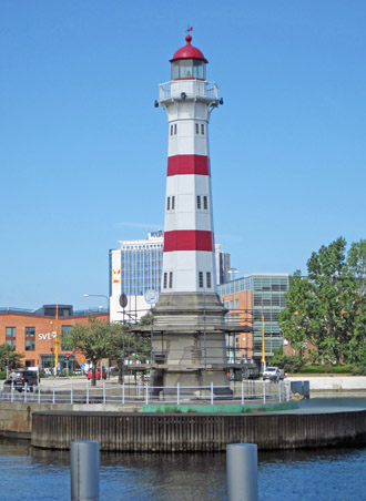 Leuchtturm Malmö-Innenhafen