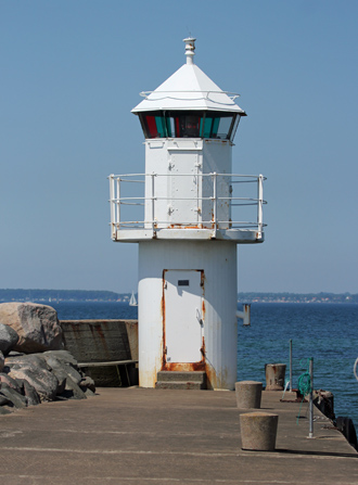 Leuchtturm Kyrkbacken auf der Insel Ven Leuchtturm Kyrkbacken