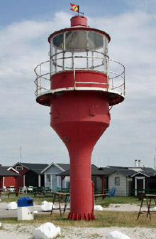 Leuchtturm des Feuerschiffs Svinbdan