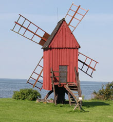 Windmhle auf land