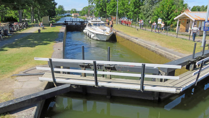 Götakanal - Schleuse bei Sjötorp Götakanal - Schleuse bei Sjötorp