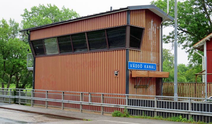 Hubbrücke über den Väddökanal Hubbrücke am Väddökanal