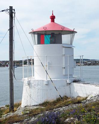 Oberfeuer Lilla Varholmen Leuchtturm Lilla Varholmen