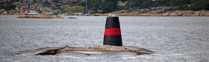 Bake an der Einfahrt von Strömstad Bake Strömstad
