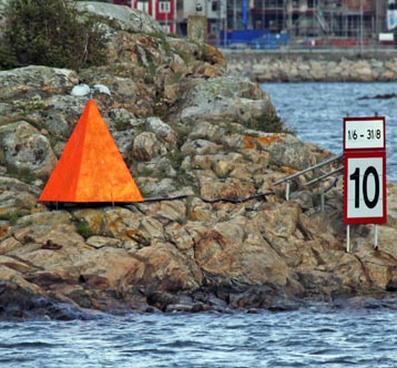 Einfahrt Strömstad