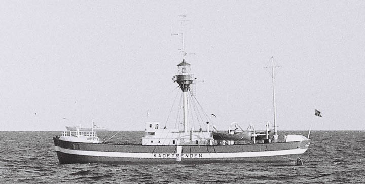 Fyrskib Nr. XIX KADETRENDEN, Quelle: Archiv WSA Ostsee Fyrskib Nr. XIX KADETRENDEN