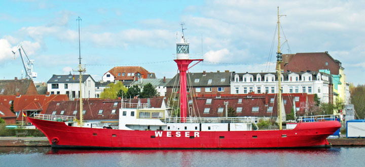 Feuerschiff WESER im April 2012 Feuerschiff WESER