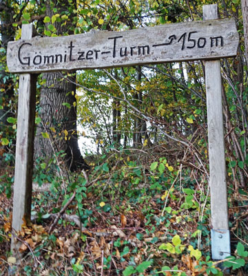Aufstieg zum Gömnitzer Turm