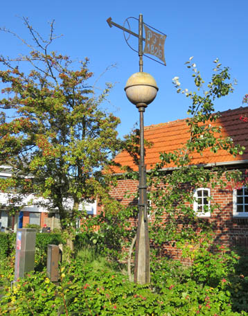 Alte Helmstange des Westturms von Wangerooge Wangerooge Helmstange