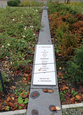 10. Längengrad in Langenhorn-Käkenhof