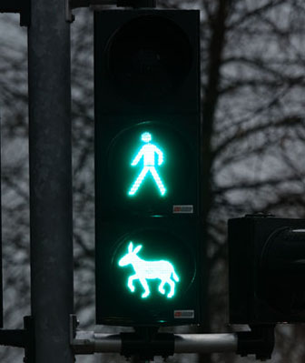 Ampelmnnchen in Wesel