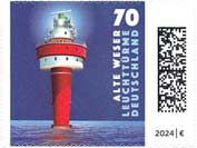 Briefmarke Leuchtturm Alte Weser Briefmarke Alte Weser