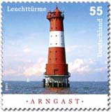 Briefmarke Leuchtturm Arngast Briefmarke Leuchtturm Arngast