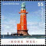 Briefmarke Leuchtturm Hohe Weg