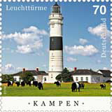 Briefmarke Leuchtturm Kampen Briefmarke Leuchtturm Kampen
