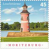 Briefmarke Leuchtturm Moritzburg Briefmarke Leuchtturm Moritzburg