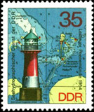 Briefmarke Leuchtturm Peenemünde Briefmarke Leuchtturm Peenemünde