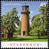 Briefmarke Leuchtturm Staberhuk Briefmarke Leuchtturm Staberhuk