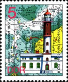 Briefmarke Leuchtturm Timmendorf Briefmarke Leuchtturm Timmendorf