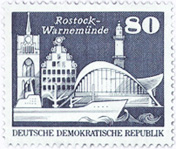 Briefmarke Leuchtturm Warnemünde Briefmarke Leuchtturm Warnemünde