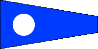 Zahlenwimpel "2"