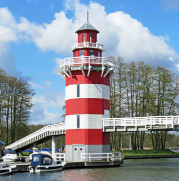 Leuchtturm Hafenort Rheinsberg Leuchtturm Hafenort Rheinsberg